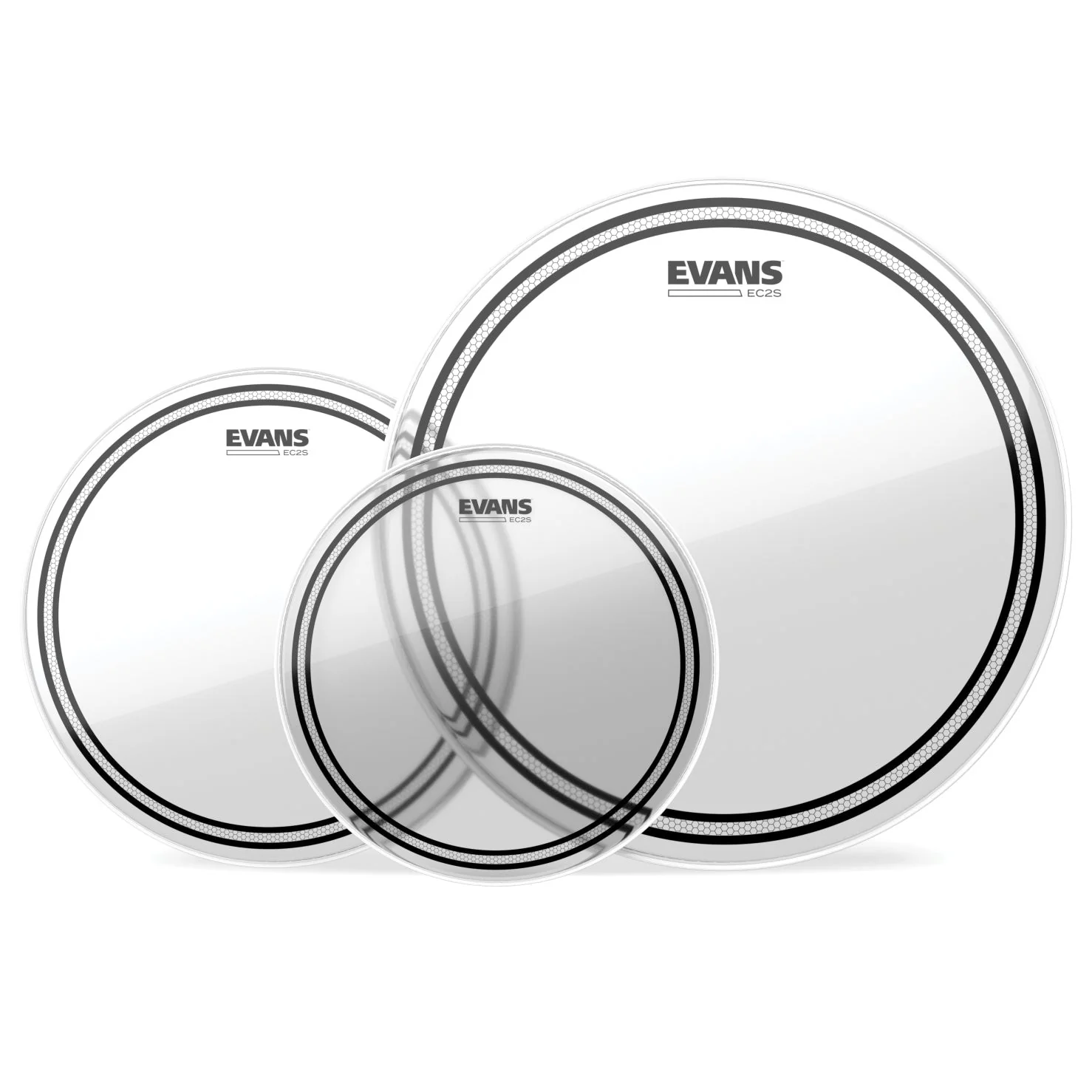 Evans - Evans EC2 Tompack - Clear - Standard (12 inch - 13 inch - 16 inch) ETP-EC2SCLR-S - Image 2