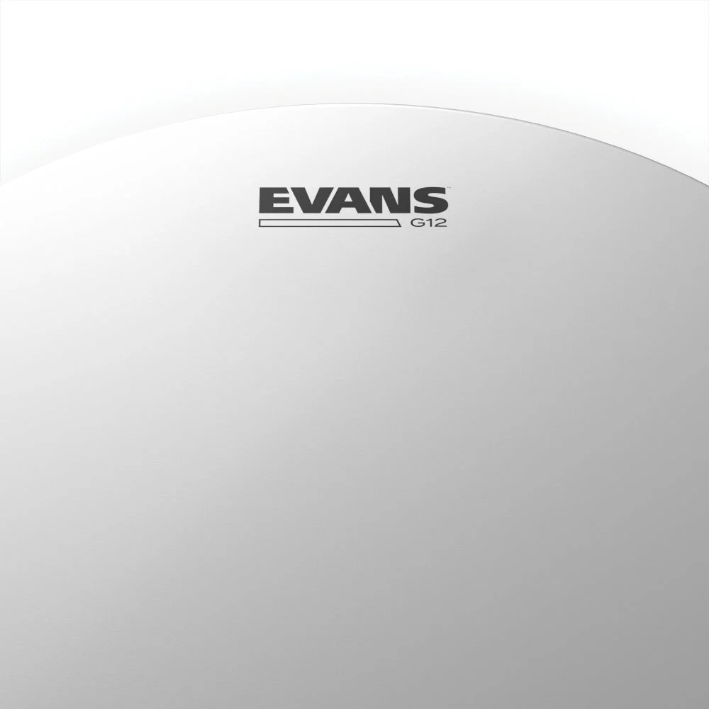 Evans - G12 Coated White Drum Head - 8 Inch - Image 2