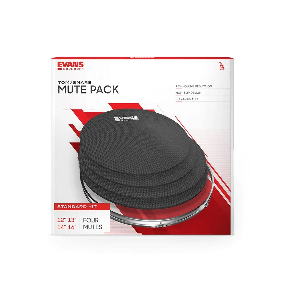 Evans - SoundOff Drum Mute Standard Pack (12'', 13'', 14'', 16'') SO-2346 - Image 2