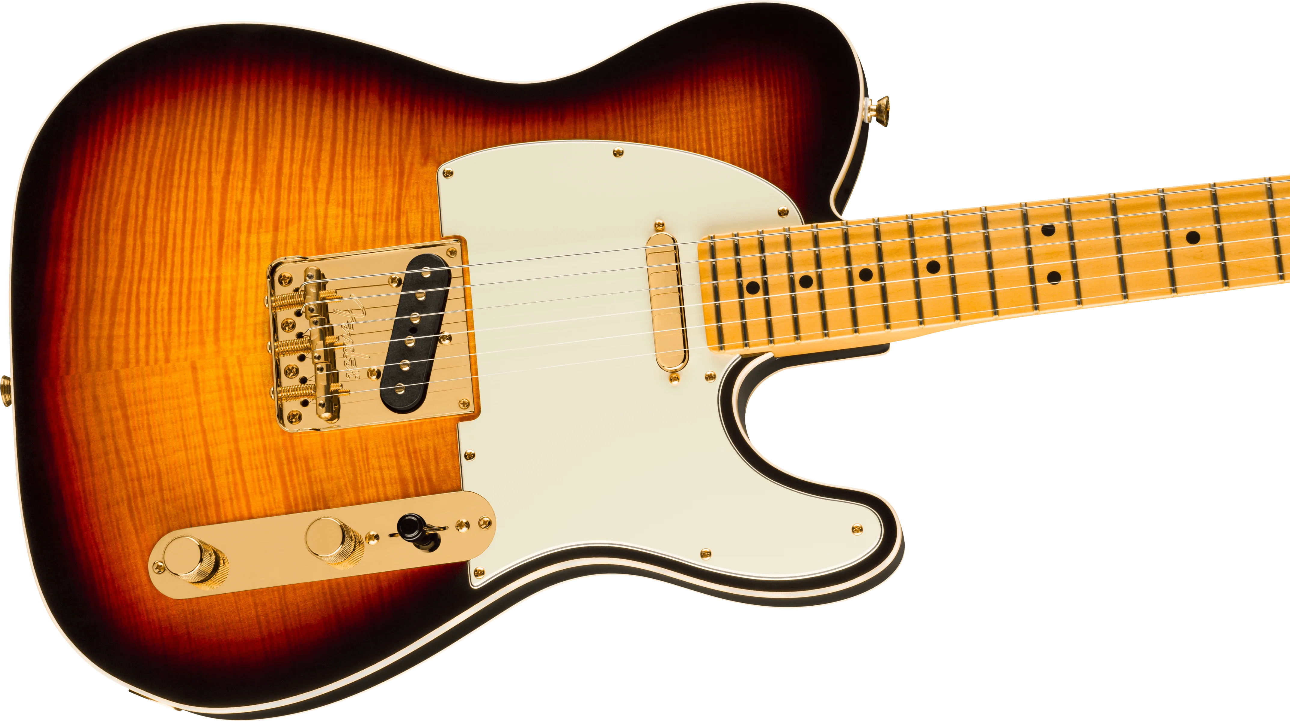 Fender - 75th Anniversary American Professional Custom TelecasterĀ® - Maple Fingerboard - 2-Color Sunburst - 017-1022-703 - Image 4