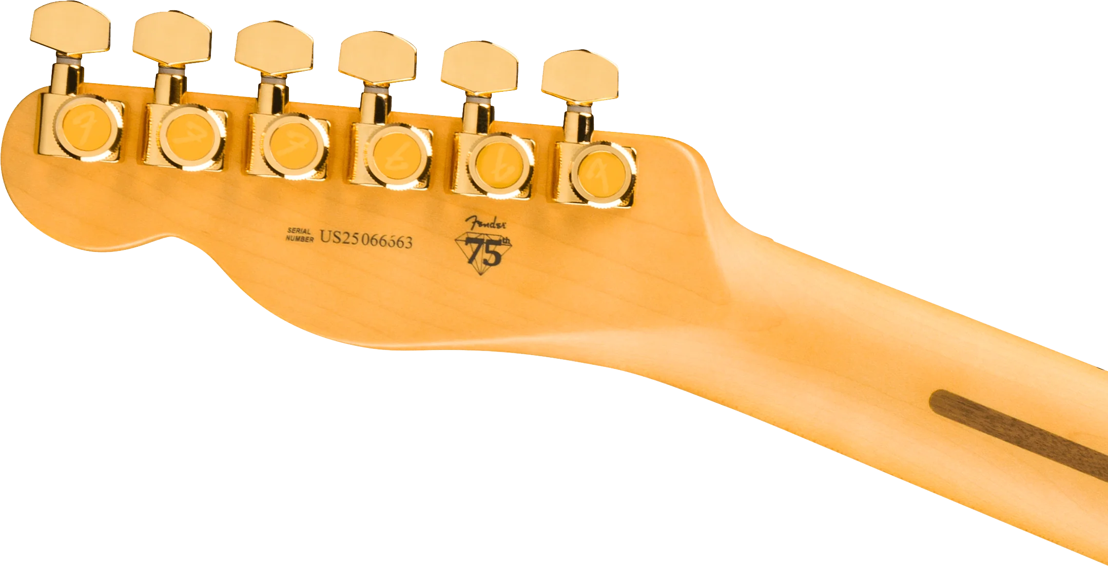 Fender - 75th Anniversary American Professional Custom TelecasterĀ® - Maple Fingerboard - 2-Color Sunburst - 017-1022-703 - Image 6