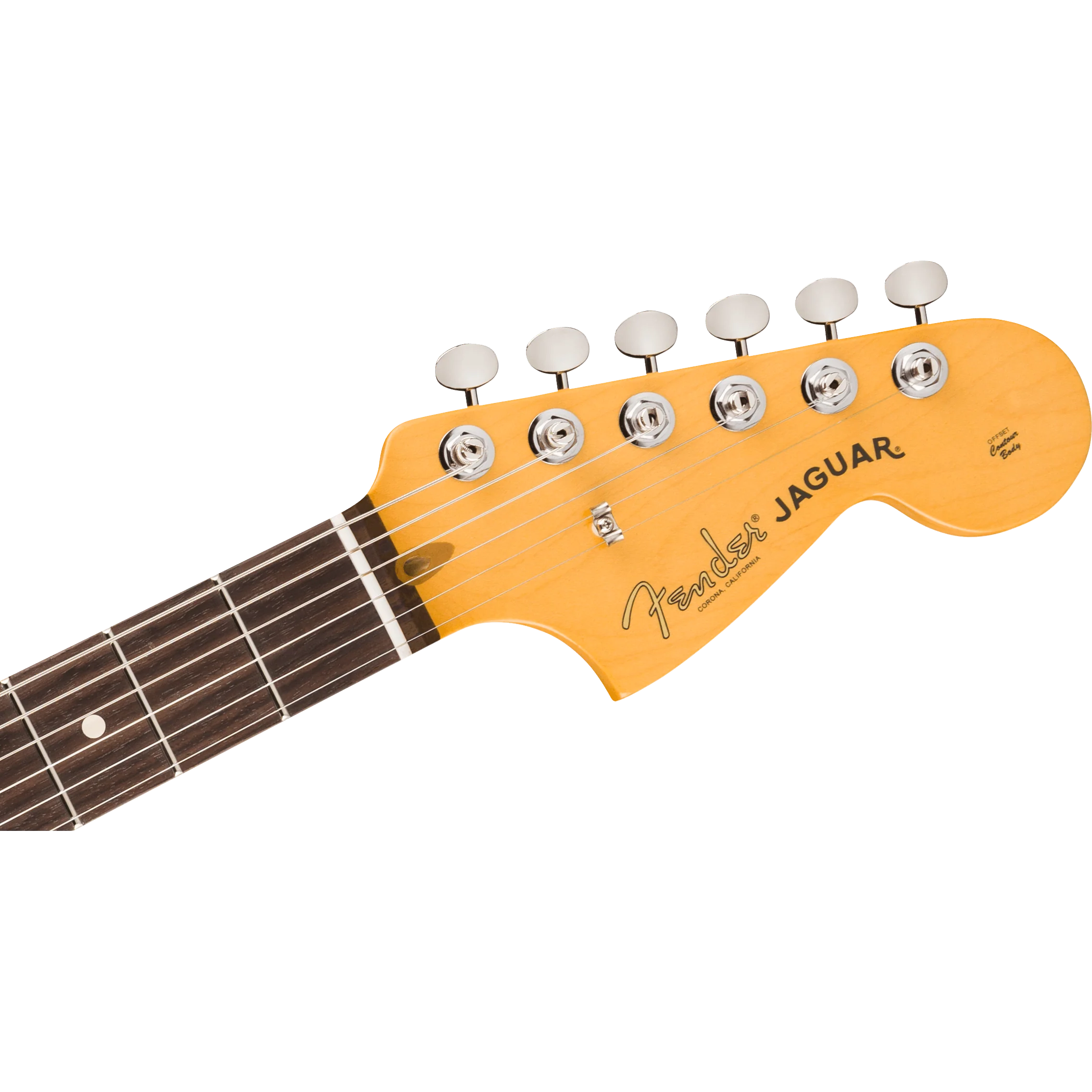 Fender - American Professional Classic Jaguar® - Rosewood Fingerboard - Faded Firemist Gold - 011-4990-384 - Image 5