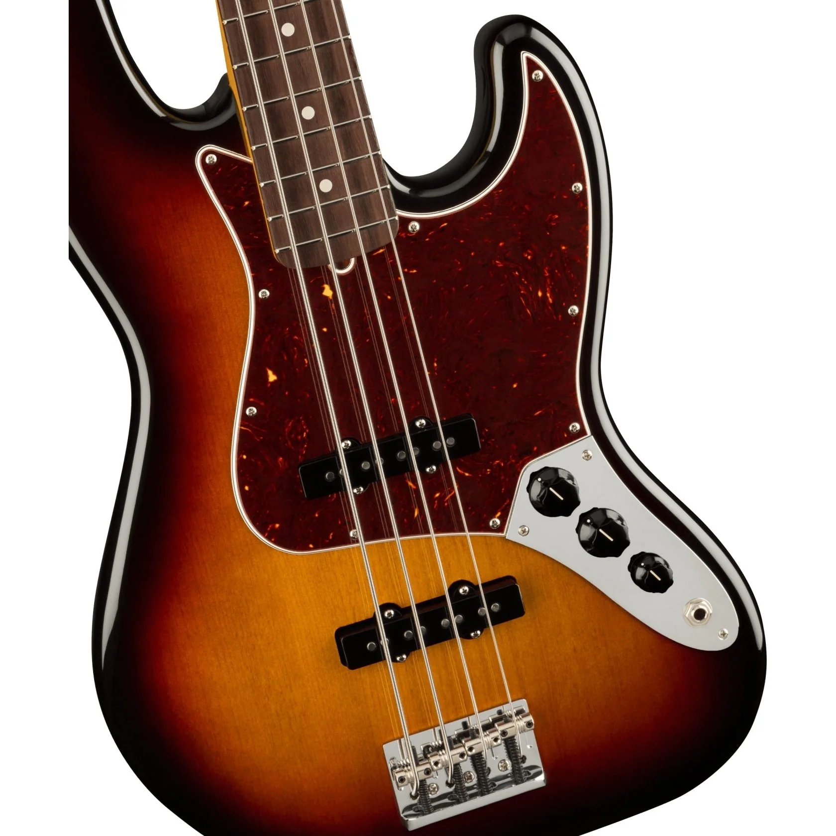 Fender - American Professional II Jazz Bass® - Rosewood Fingerboard - 3-Color Sunburst 019-3970-700 - Image 3