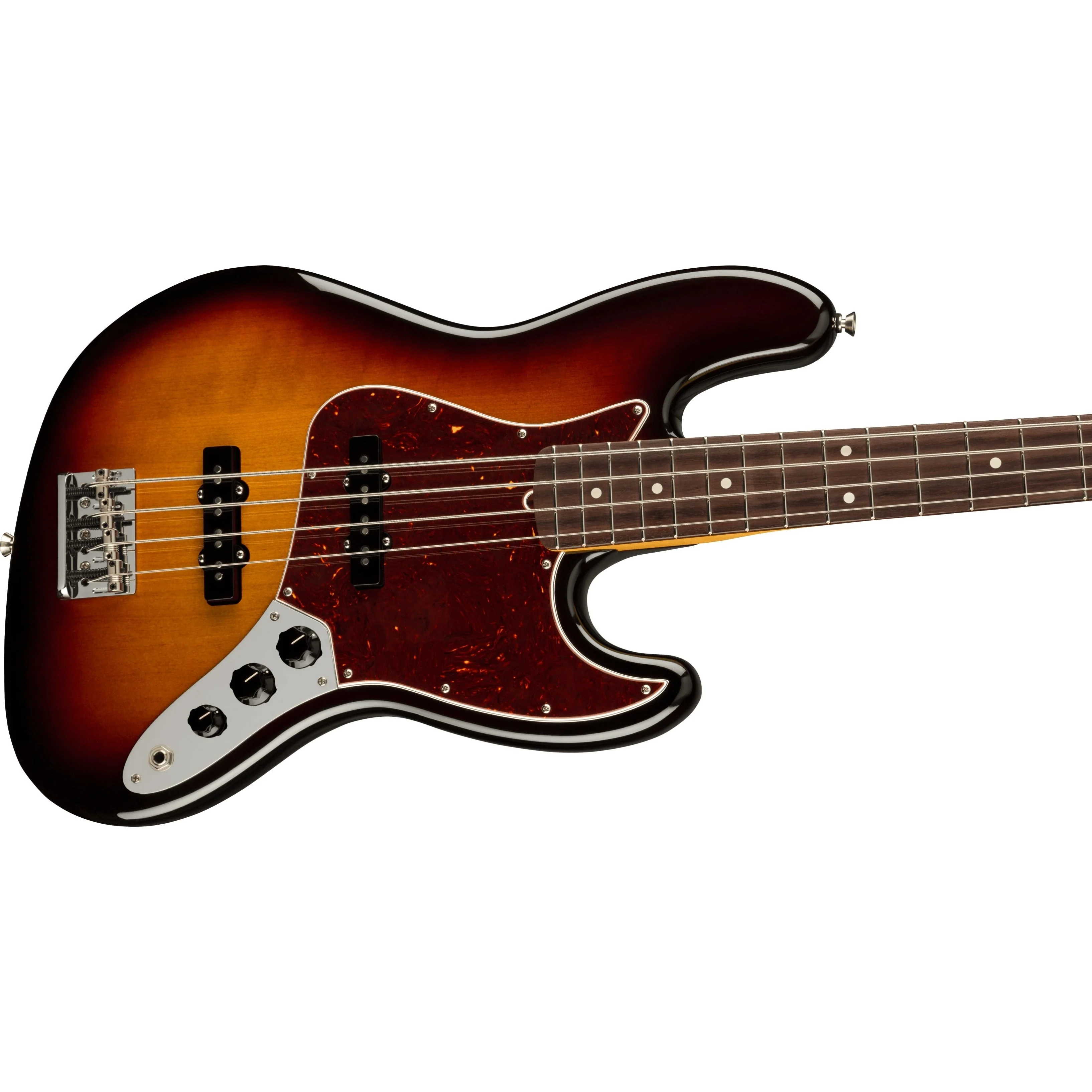 Fender - American Professional II Jazz Bass® - Rosewood Fingerboard - 3-Color Sunburst 019-3970-700 - Image 4