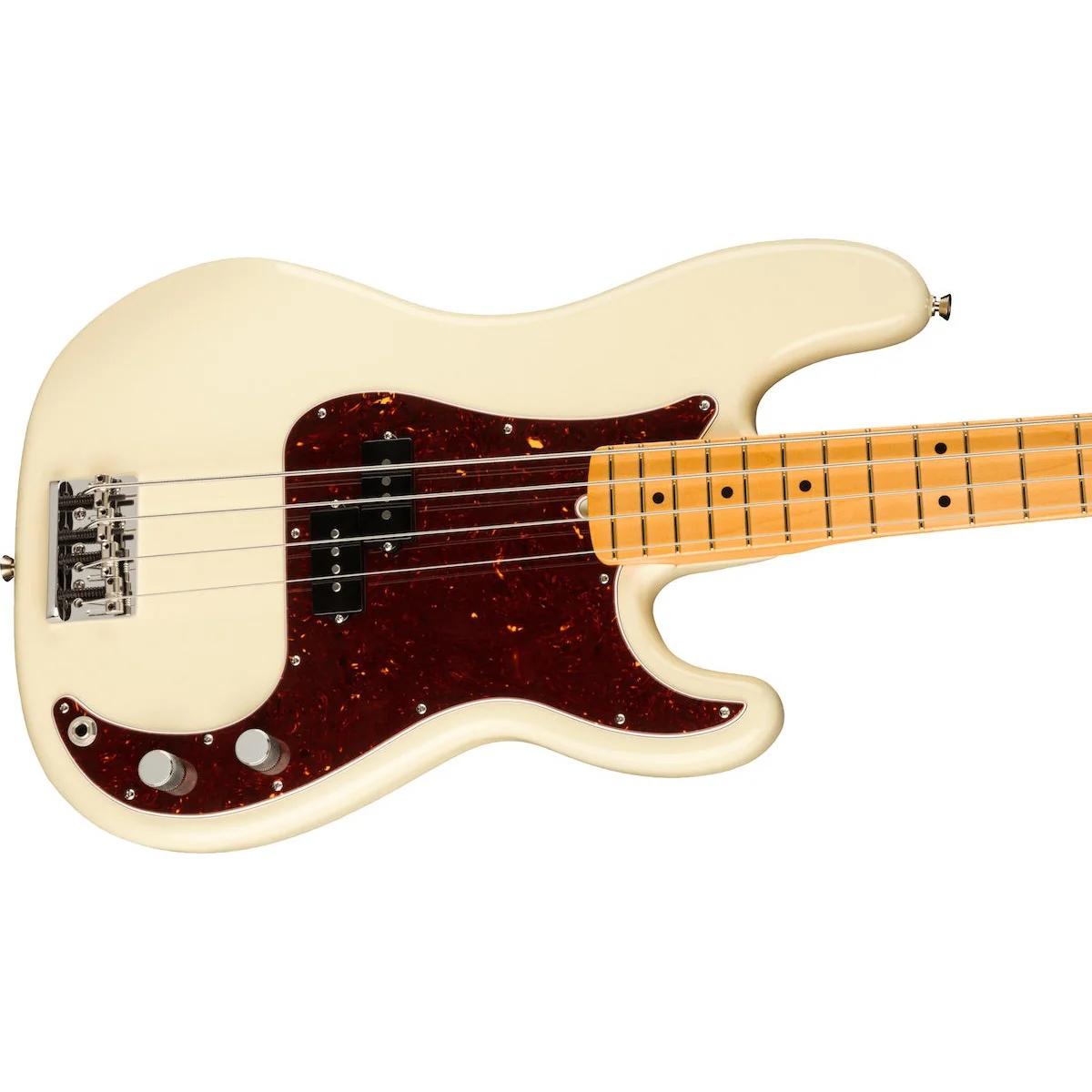 Fender - American Professional II Precision Bass® Maple Fingerboard Olympic White – 019-3932-705 - Image 3