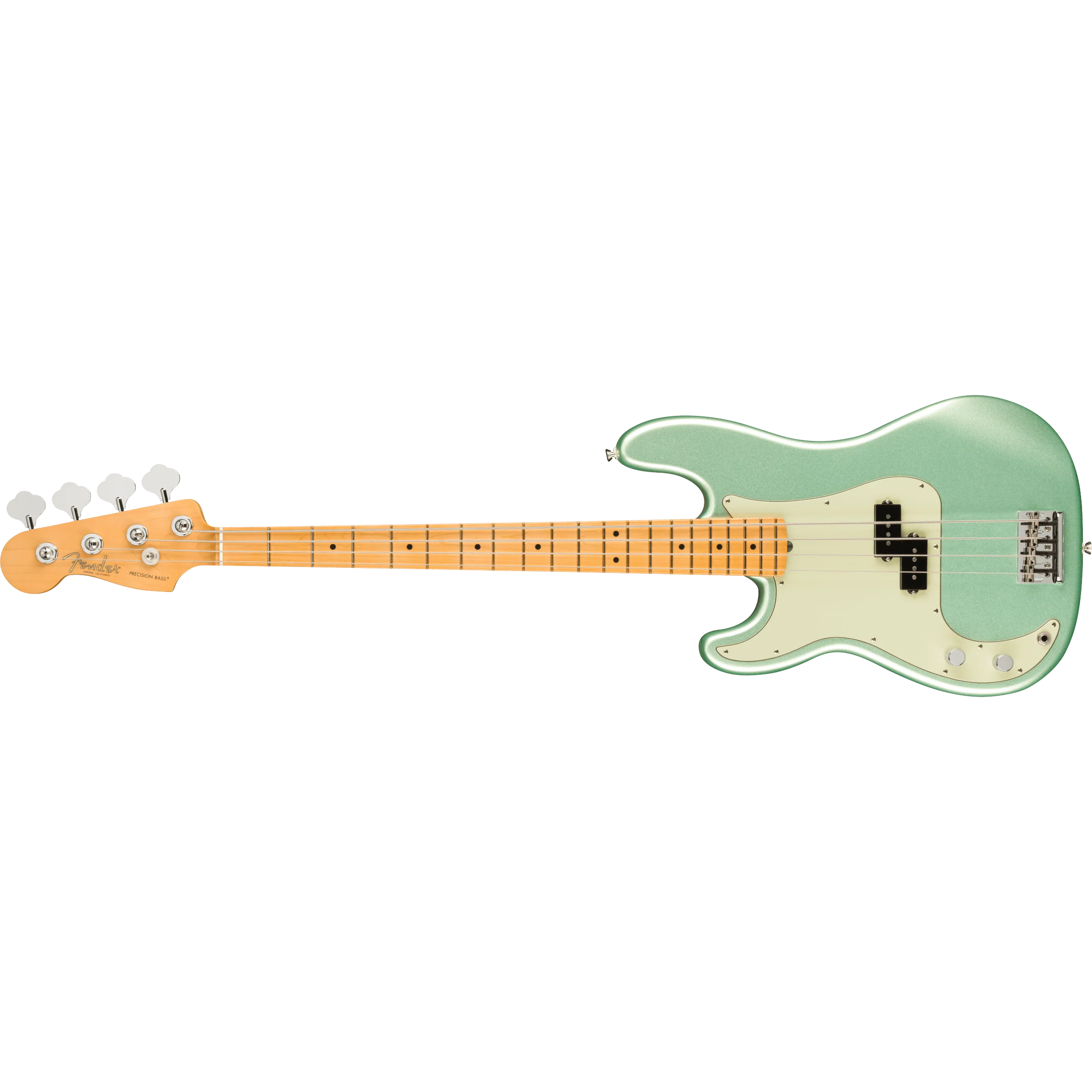 Fender - American Professional II Precision BassĀ® Left-handed - Maple Fingerboard - Mystic Surf Green