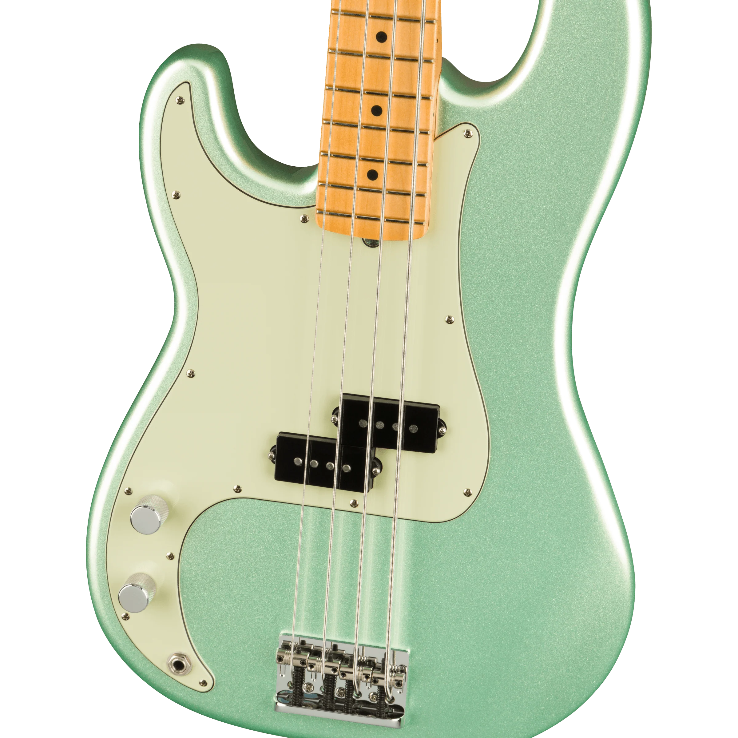 Fender - American Professional II Precision BassĀ® Left-handed - Maple Fingerboard - Mystic Surf Green - Image 3