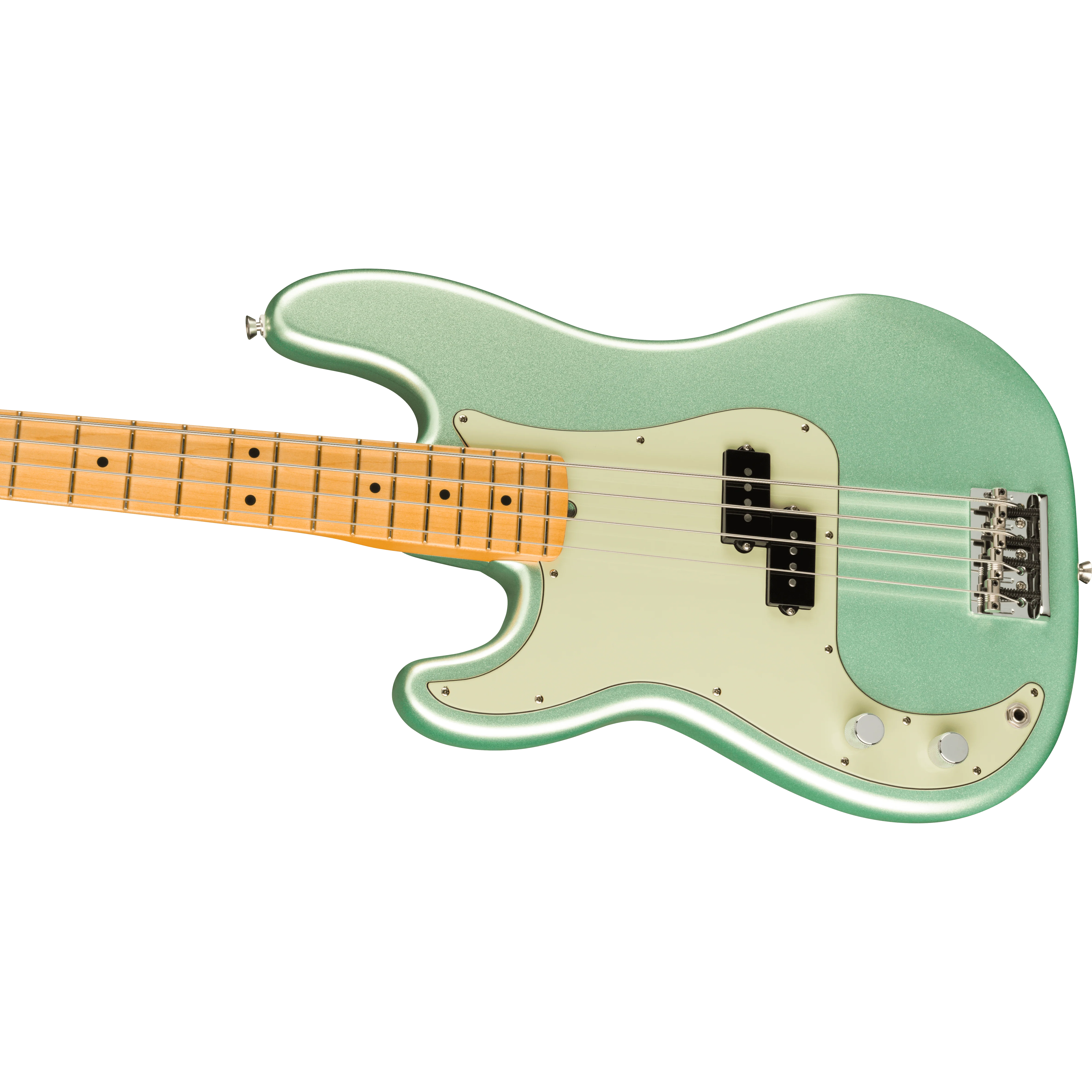 Fender - American Professional II Precision BassĀ® Left-handed - Maple Fingerboard - Mystic Surf Green - Image 4