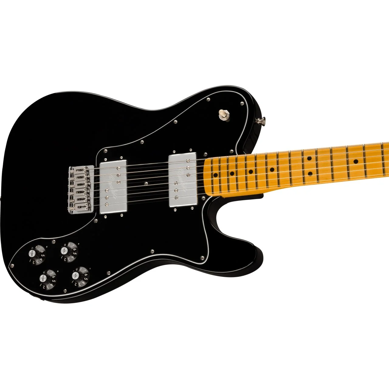 Fender - American Vintage II 1975 Telecaster® Deluxe - Maple Fingerboard - Black  - 011-0332-806 - Image 3