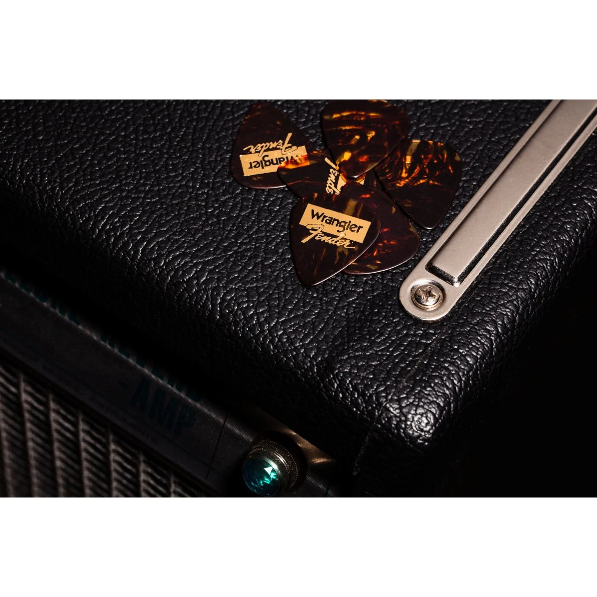 Fender - Fender® and Wrangler® Picks - 351 Shape - Tortoiseshell - (8) 198-0351-040 - Image 2