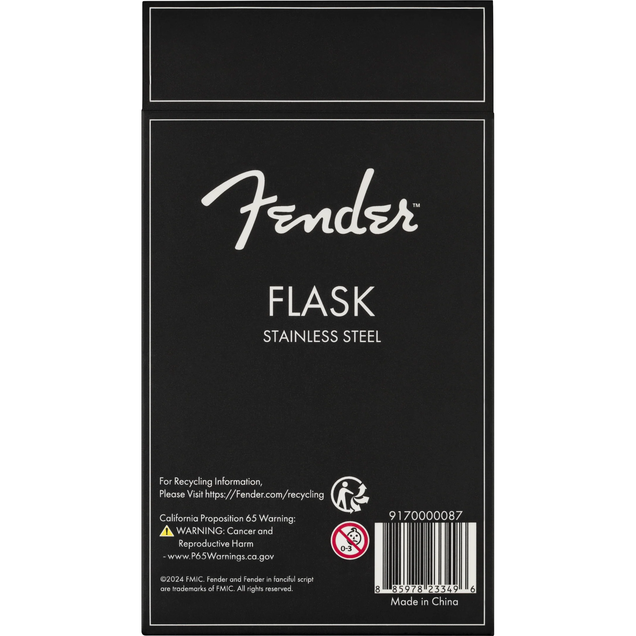 Fender - Fender™ Blackout 8oz Flask - 917-0000-087 - Image 5
