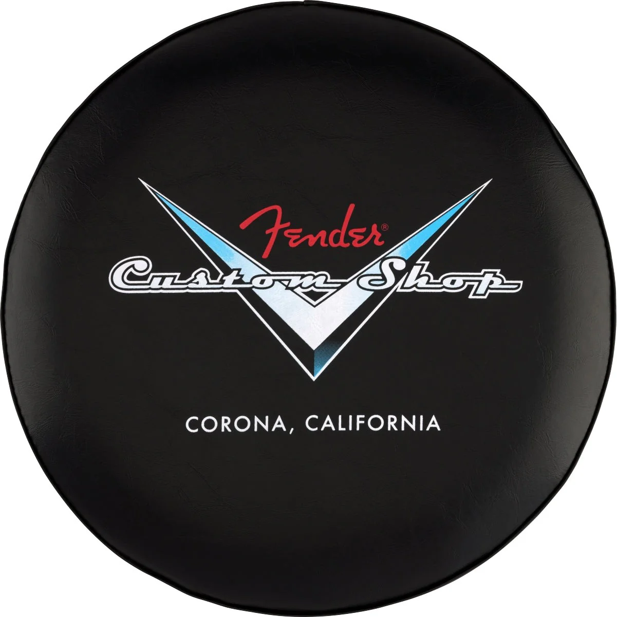 Fender - Fender® Custom Shop Chevron Logo Barstool - Black/Chrome - 30" 919-2022-006 - Image 2