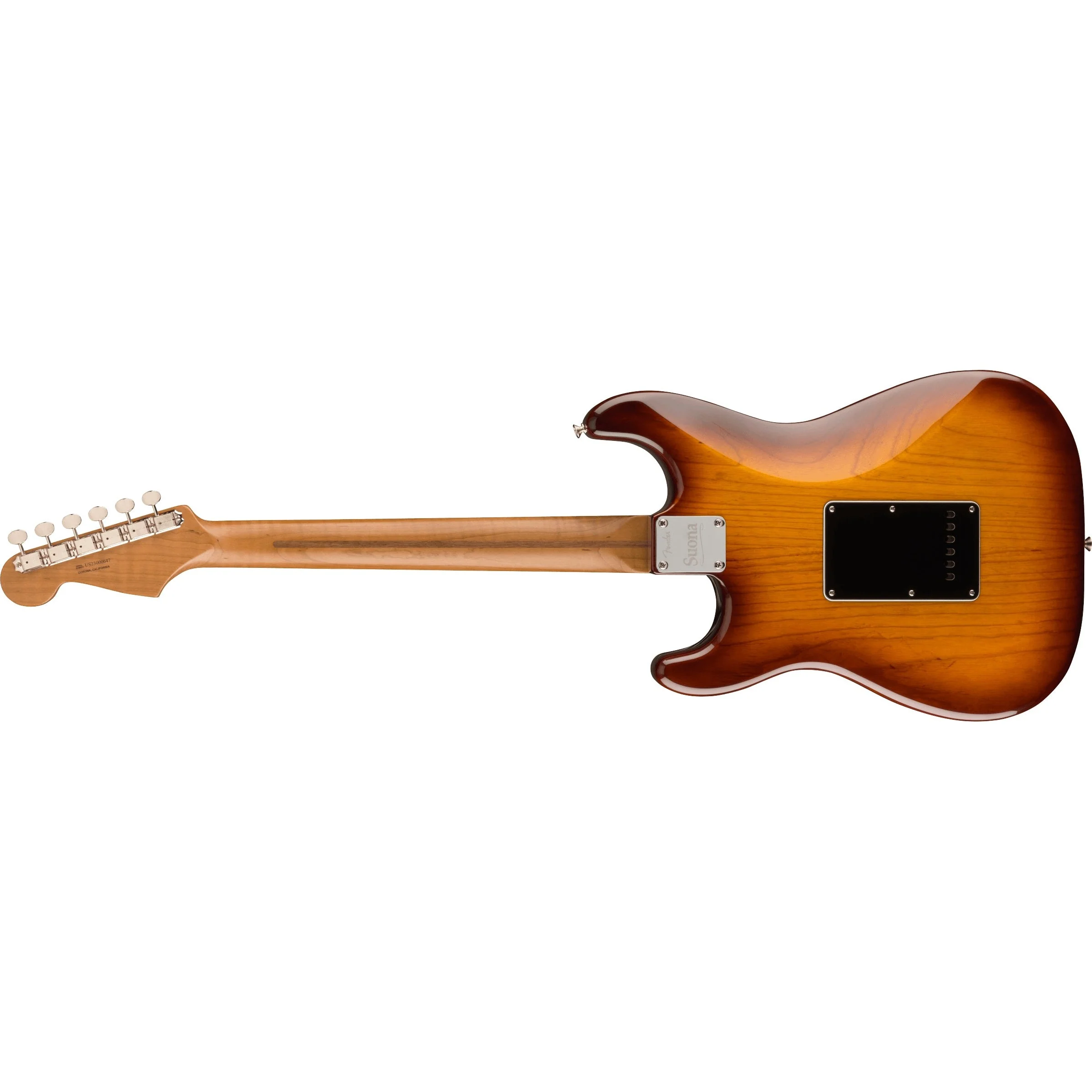 Fender - Limited Edition Suona StratocasterĀ® Thinline - Ebony Fingerboard - Violin Burst 017-0271-830 - Image 2