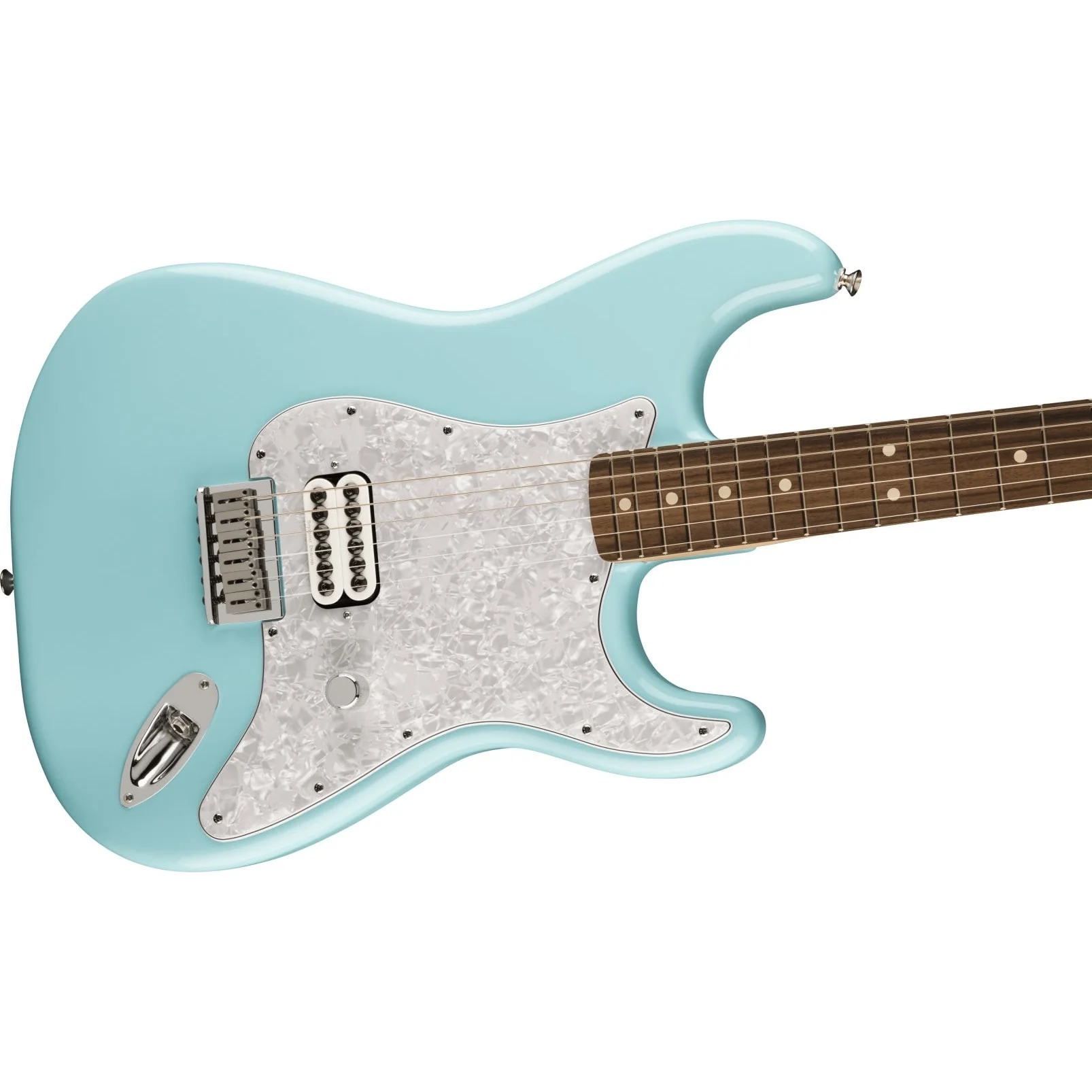 Fender - Limited Edition Tom DeLonge StratocasterĀ® - Rosewood Fingerboard - Daphne Blue 014-8020-304 - Image 3