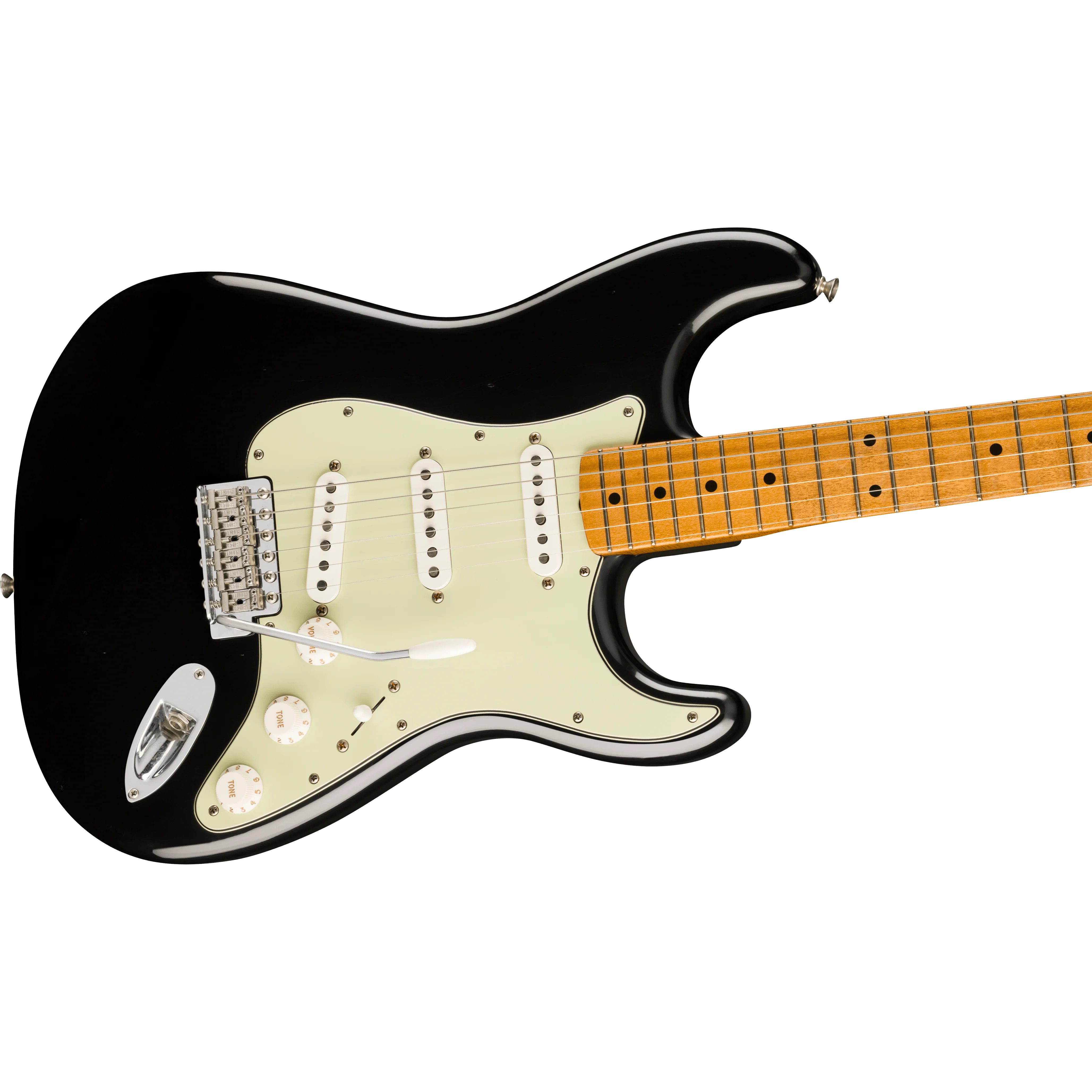 Fender - Limited Edition Vintera® II Road Worn® '60s Stratocaster® - Maple Fingerboard - Black - 014-8082-306 - Image 4