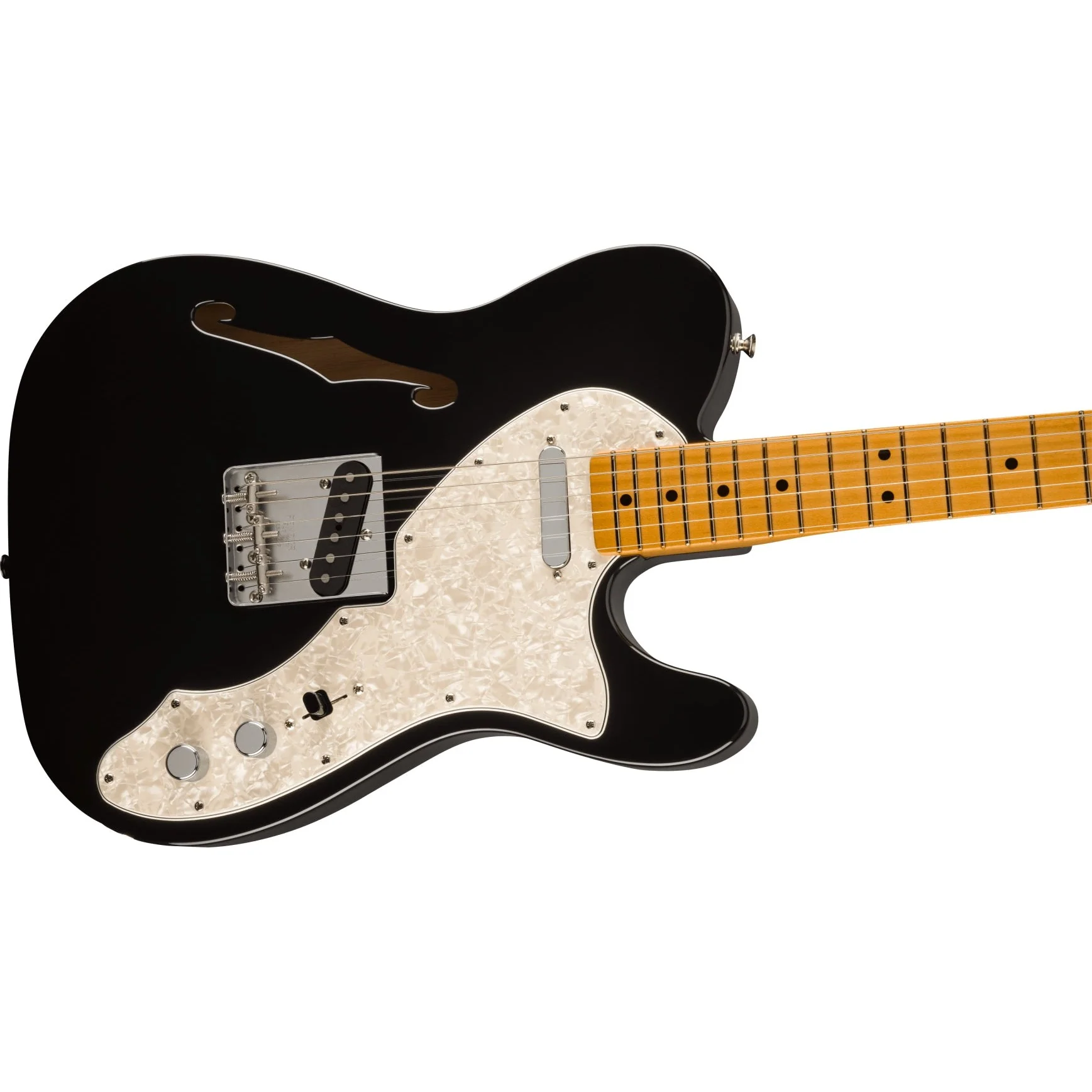Fender - Vintera® II '60s Telecaster® Thinline - Maple Fingerboard - Black 014-9062-306 - Image 3
