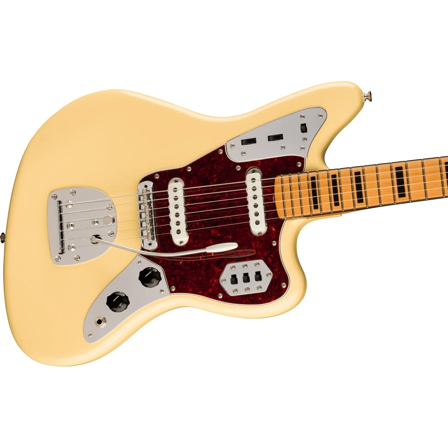 Fender - Vintera® II '70s Jaguar® - Maple Fingerboard - Vintage White 014-9122-341 - Image 3