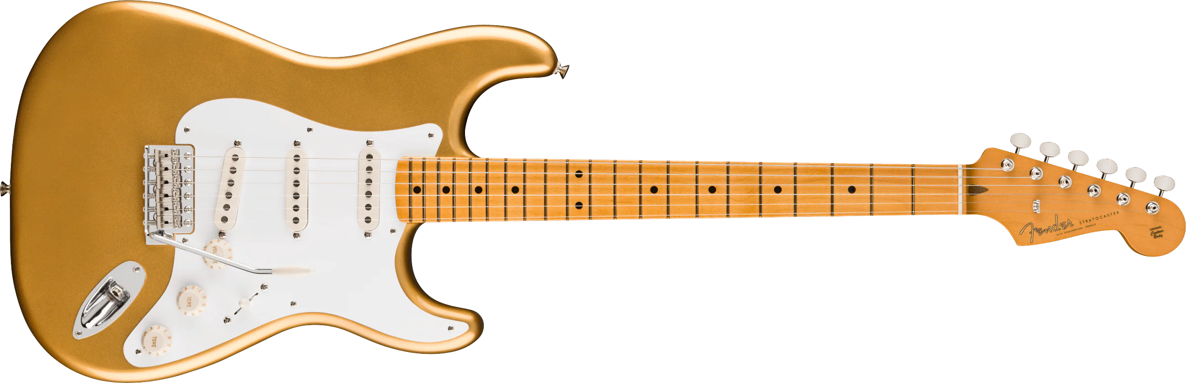 Fender - VinteraĀ® III Late '50s StratocasterĀ® - Maple Fingerboard - Aztec Gold - 014-9142-378