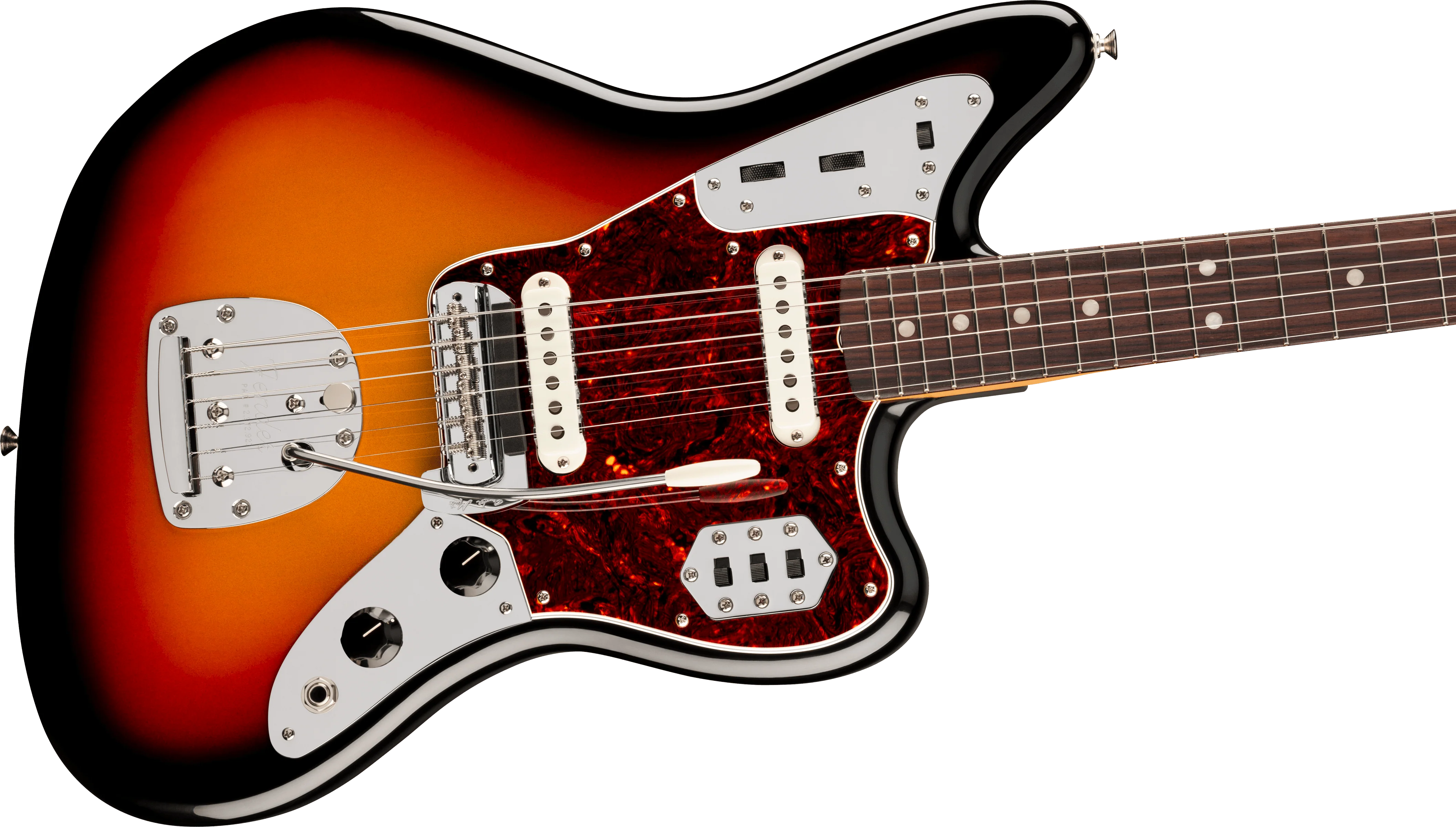 Fender - Vintera® III Mid '60s Jaguar® - Rosewood Fingerboard - 3-Color Sunburst - 014-9340-300 - Image 4