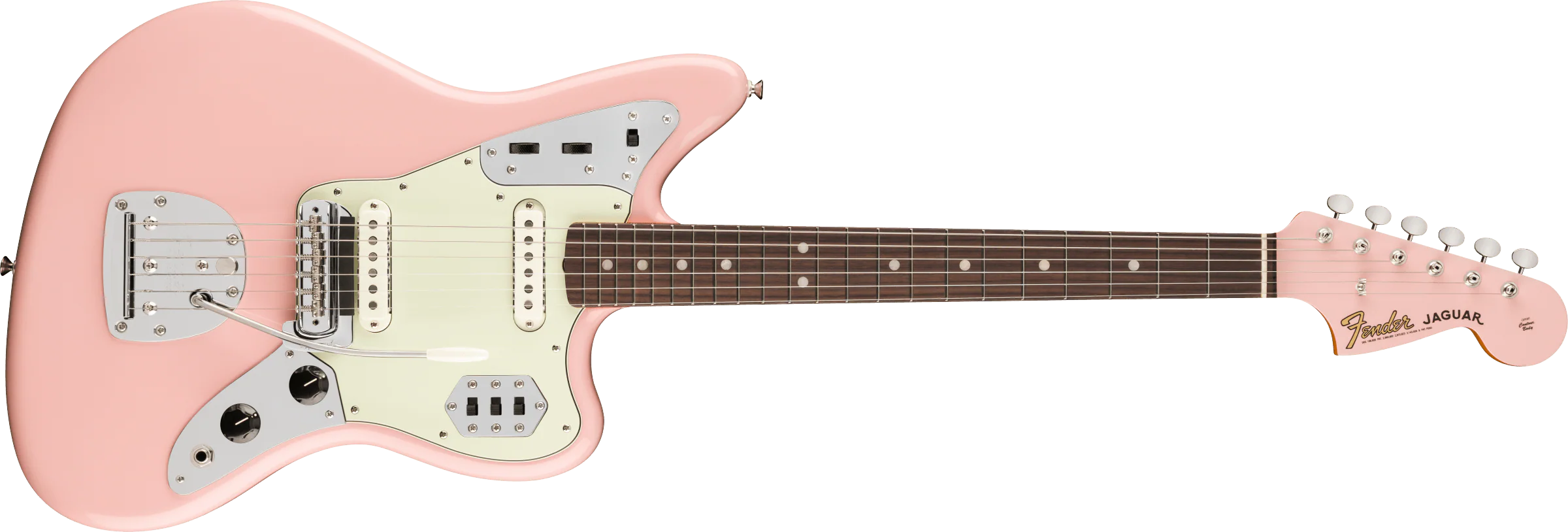 Fender - VinteraĀ® III Mid '60s JaguarĀ® - Rosewood Fingerboard - Shell Pink - 014-9340-356