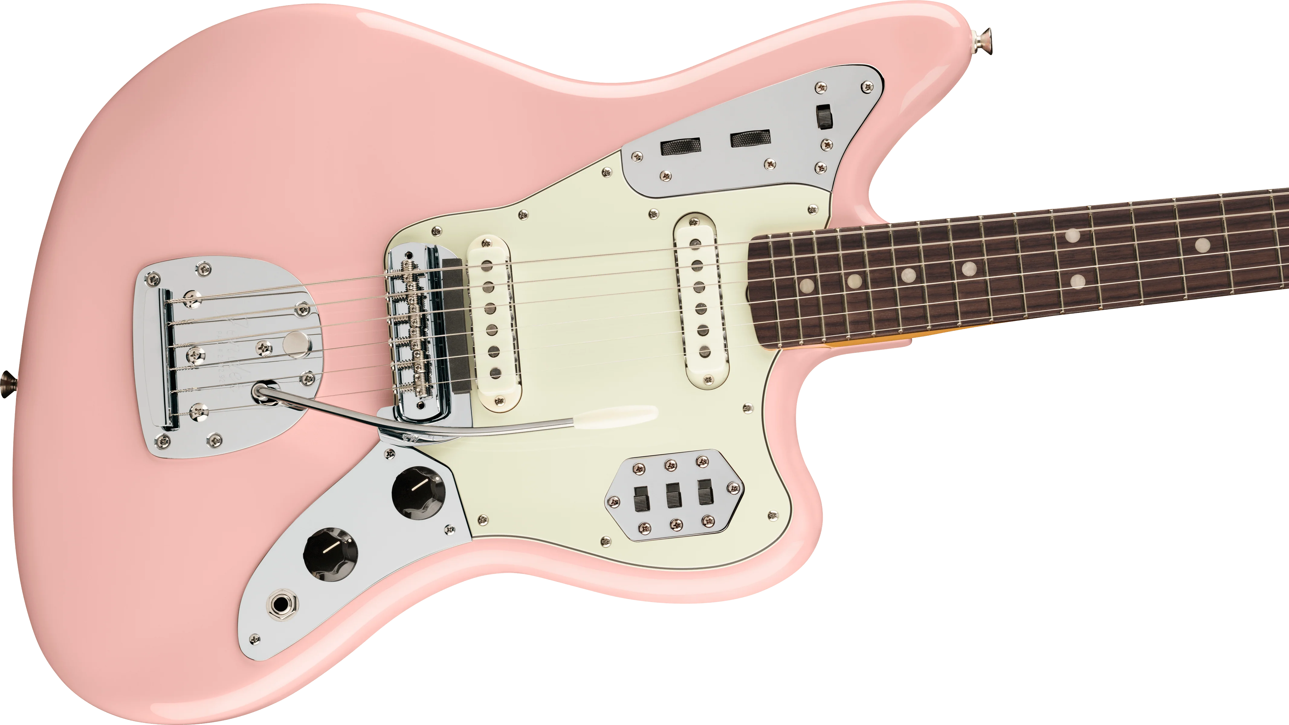 Fender - VinteraĀ® III Mid '60s JaguarĀ® - Rosewood Fingerboard - Shell Pink - 014-9340-356 - Image 4