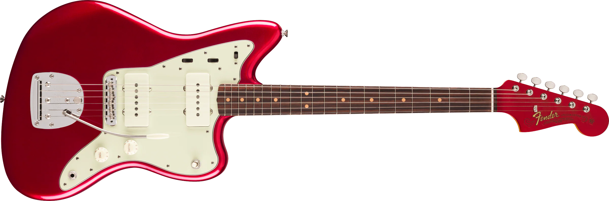 Fender - VinteraĀ® III Mid '60s JazzmasterĀ® - Rosewood Fingerboard - Candy Apple Red - 014-9290-309