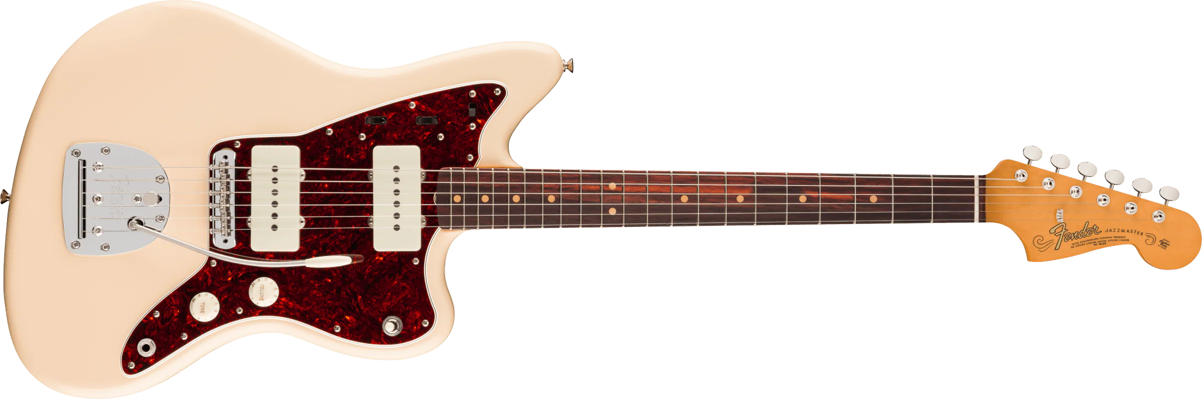 Fender - VinteraĀ® III Mid '60s JazzmasterĀ® - Rosewood Fingerboard - Olympic White - 014-9290-305