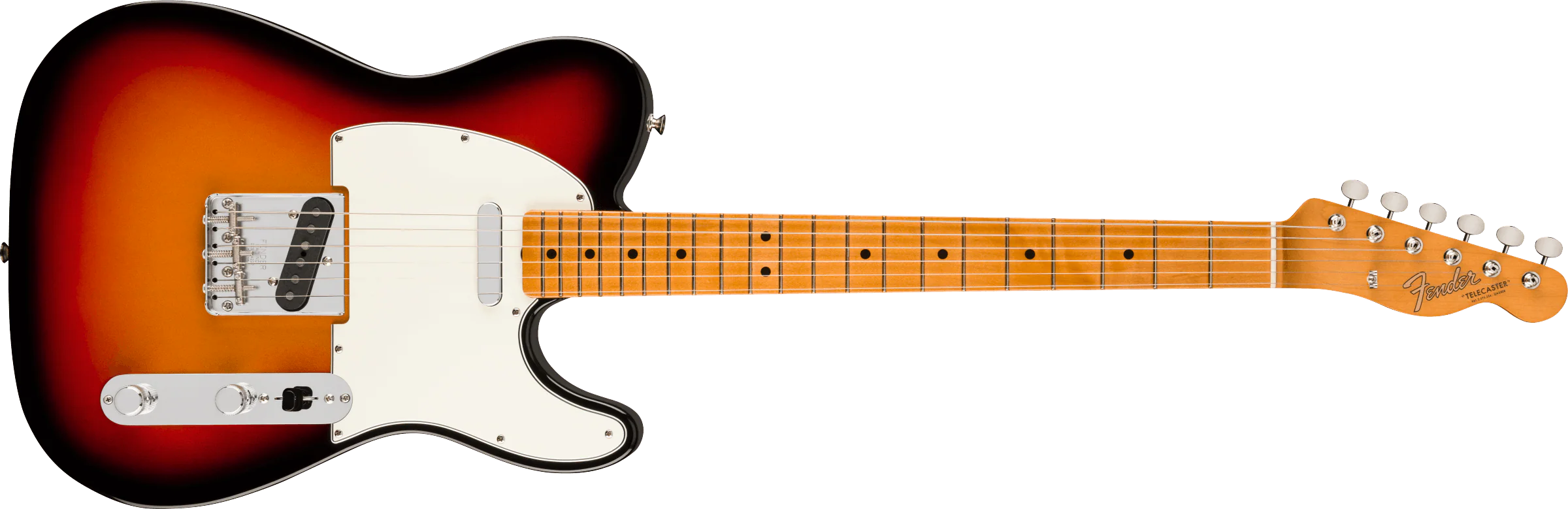Fender - VinteraĀ® III Mid '60s TelecasterĀ® - Maple Fingerboard - 3-Color Sunburst - 014-9272-300