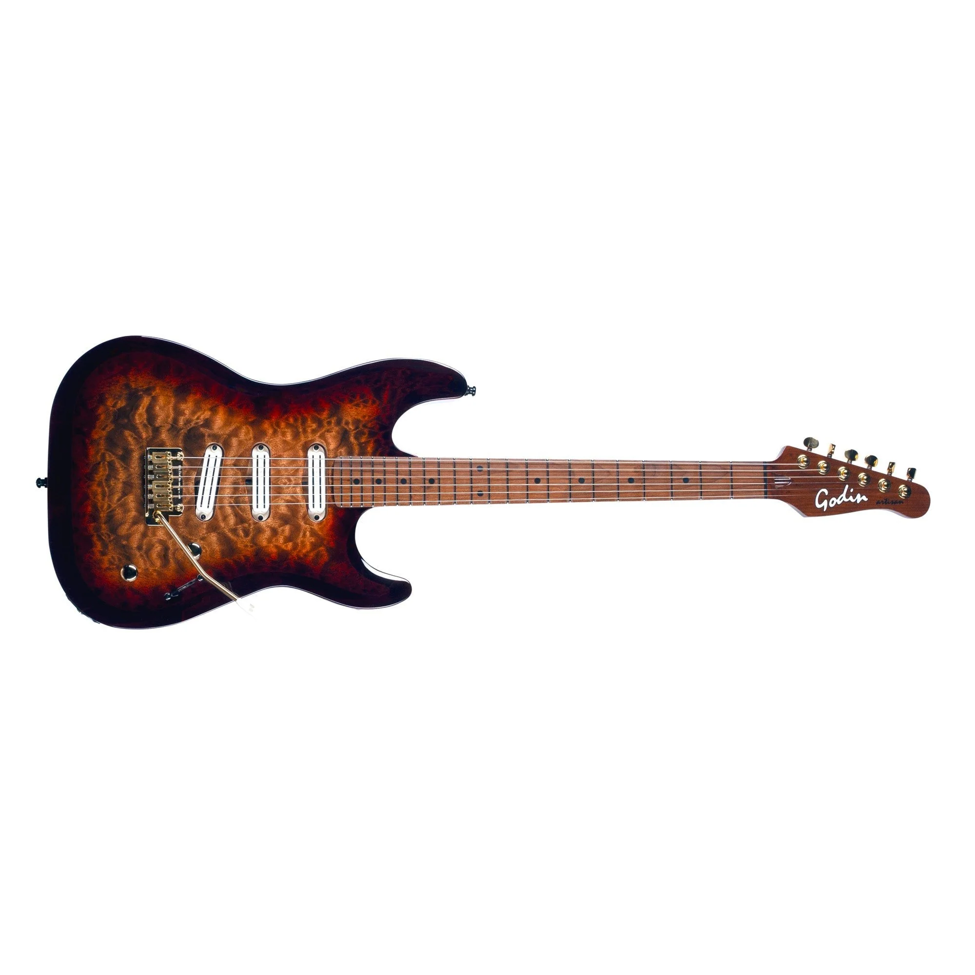 Godin - Artisan ST-III Whiskey Burst MN - 053469 - Image 2