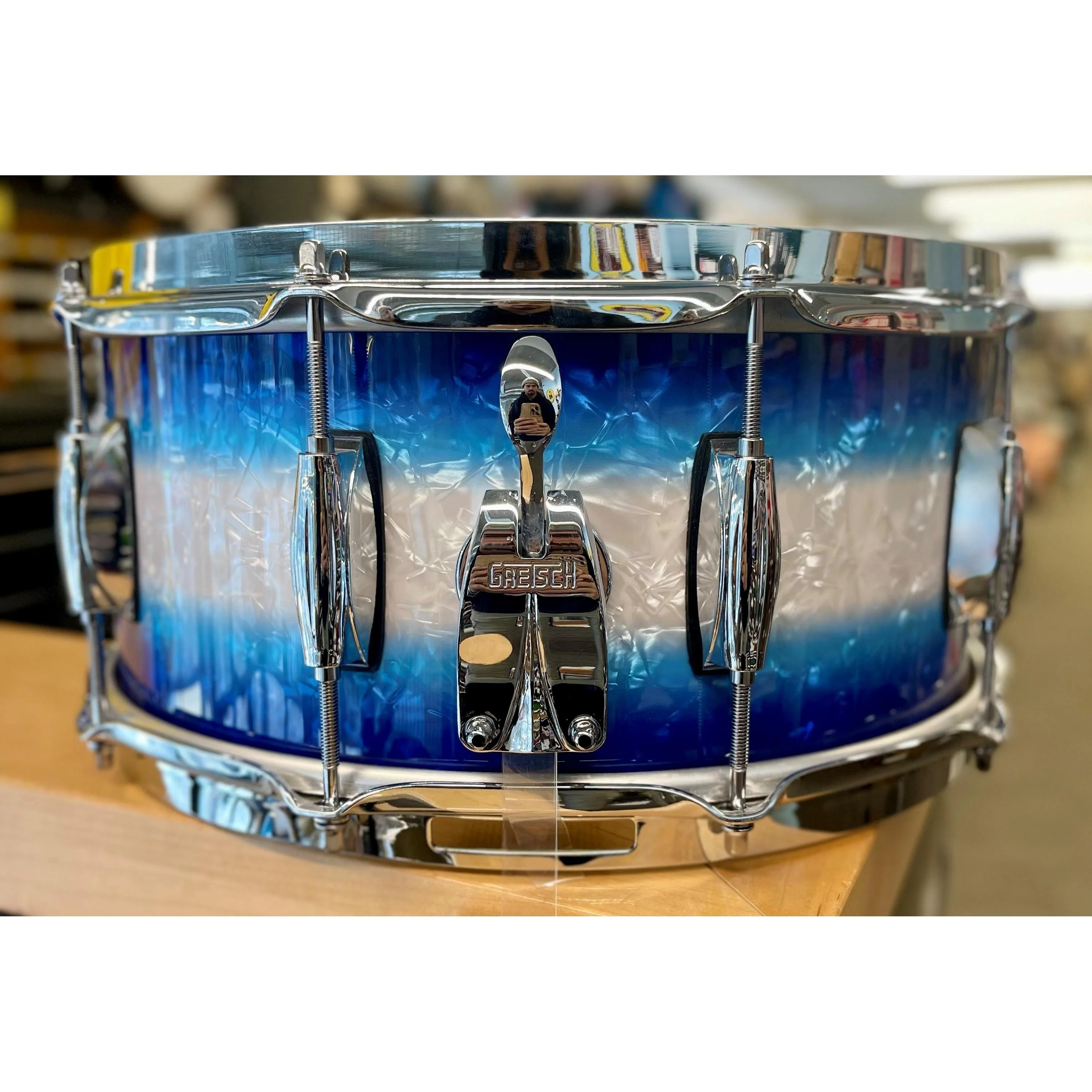 Gretsch - Brooklyn Snare 6.5x14 Blue Burst Pearl - Image 2