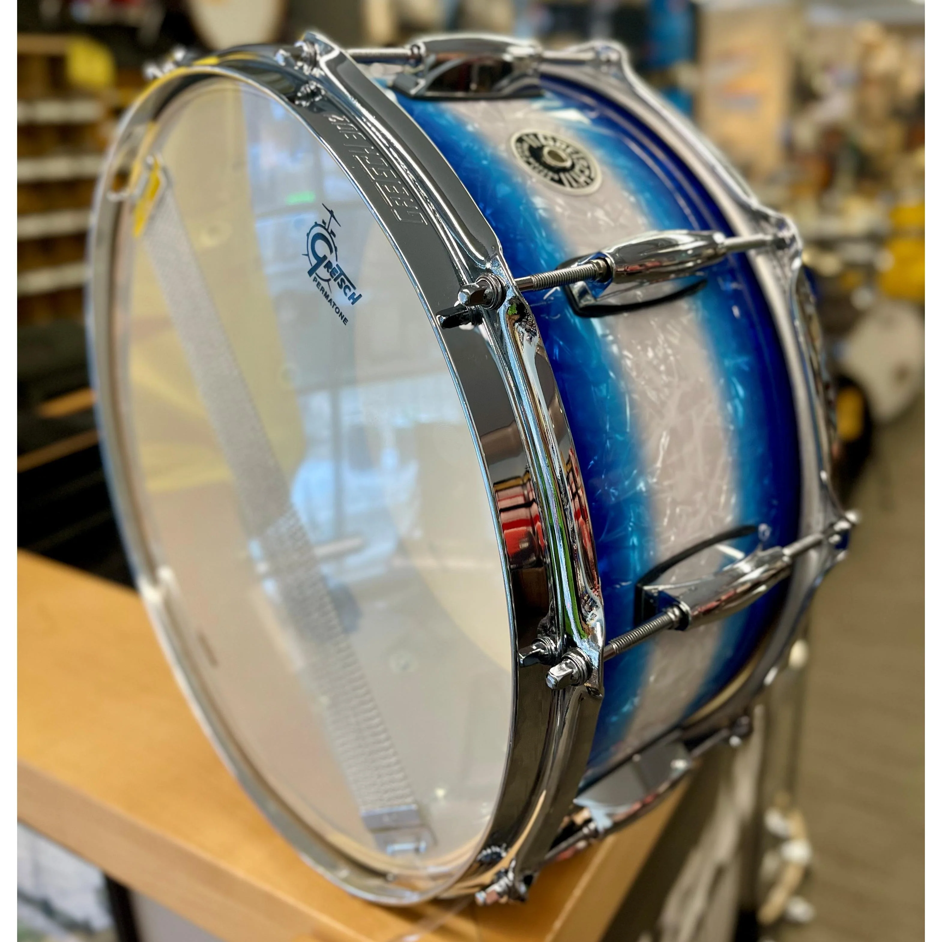 Gretsch - Brooklyn Snare 6.5x14 Blue Burst Pearl - Image 3