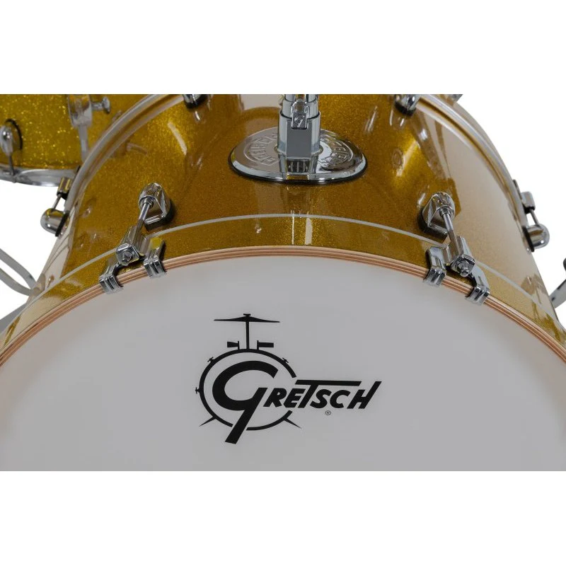 Gretsch - Catalina Maple CM2 7-Piece Drum Shell Pack - Lemon Sparkle - CM2-E627-LS - Image 8