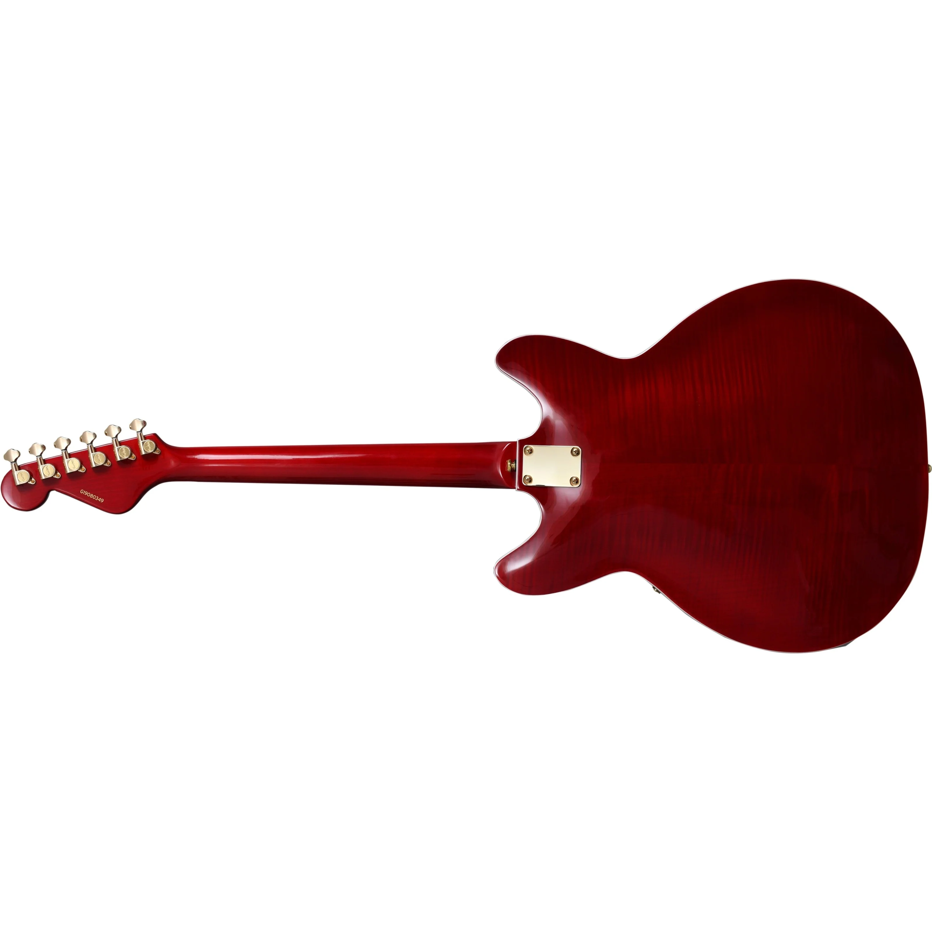 Hagstrom - 67’ Viking II Electric Guitar - Wild Cherry Transparent - Image 3