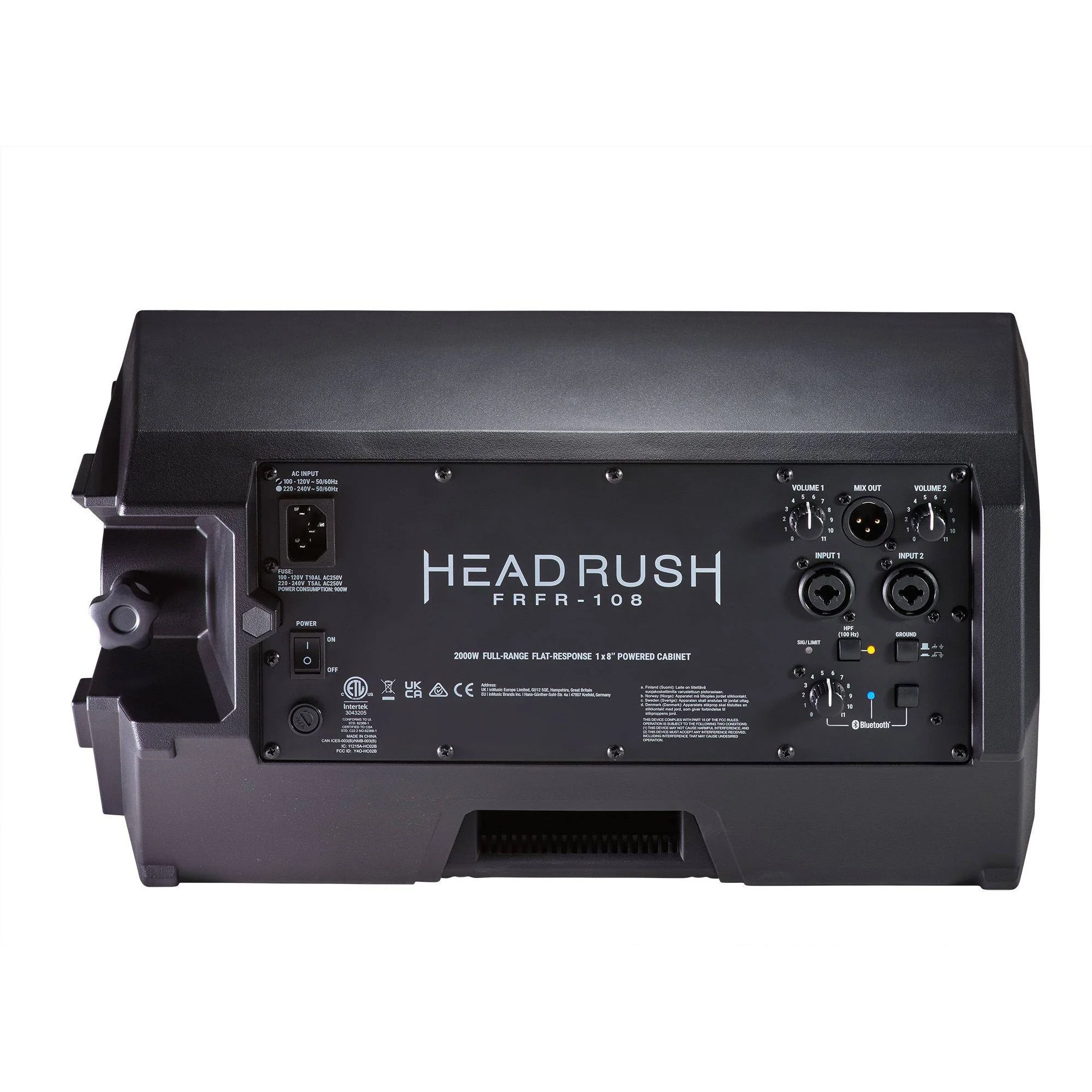 HeadRush - FRFR-108® MKII - Full-Range Flat-Response Cabinet for Guitar & Bass – With Bluetooth® - Image 3
