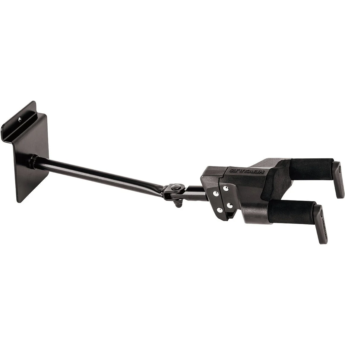 Hercules Stands - GSB40SB+ Auto Grip System (AGS) Guitar Hanger - Slat Wall Mount - Long Arm - Image 2
