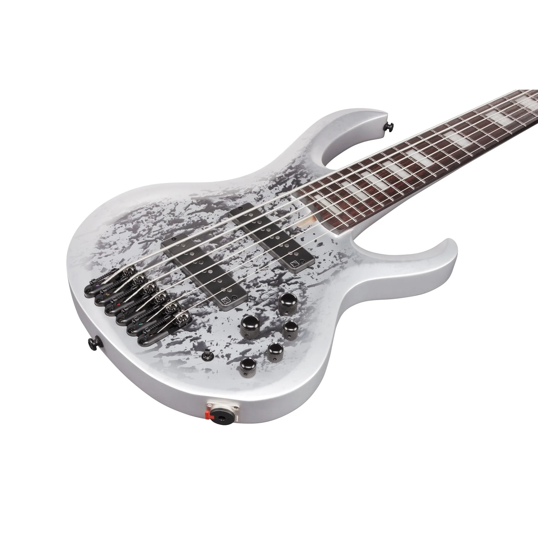 Ibanez - BTB Standard 6str Electric Bass - Silver Blizzard Matte - BTB25TH6SLM - Image 3