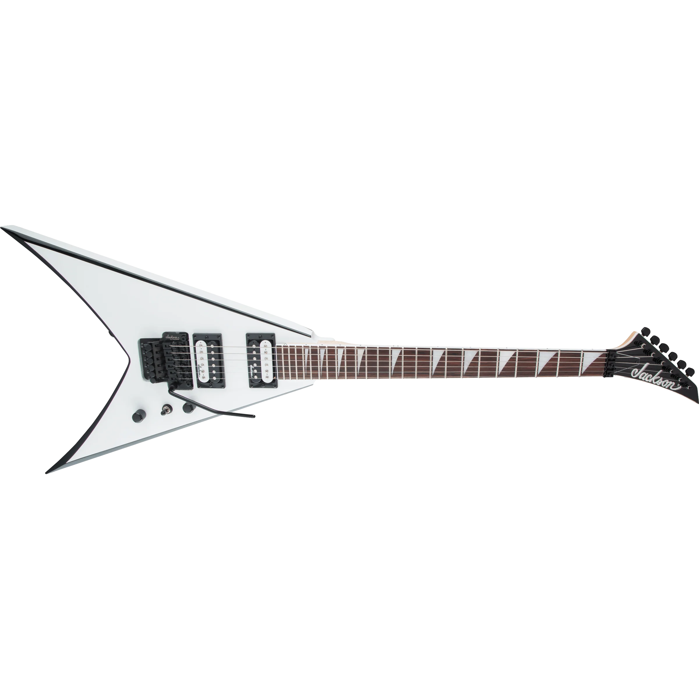 Jackson - JS Series King V™ JS32 - Amaranth Fingerboard - White with Black Bevels - 291-0224-577 - Image 2
