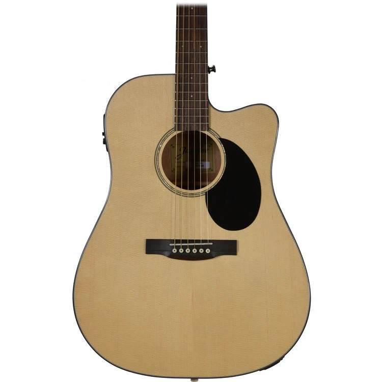 Jasmine - J-Series Acoustic-Electric Guitar - Natural  - JD36CE-NAT - Image 3
