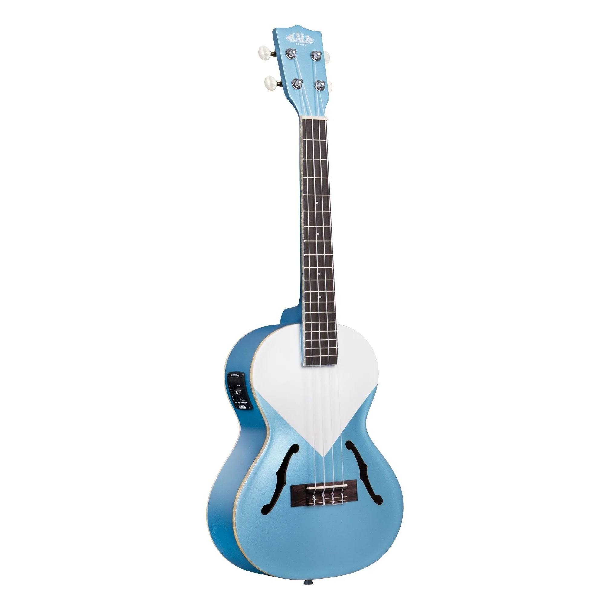 Kala - Lake Shore Blue Archtop Tenor Ukulele KA-JTE-LSBL - Image 4