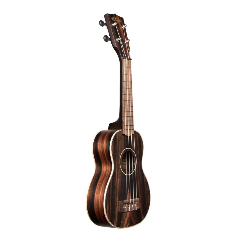 KALA - Striped Ebony Soprano Ukulele - KA-EBY-S - Image 4