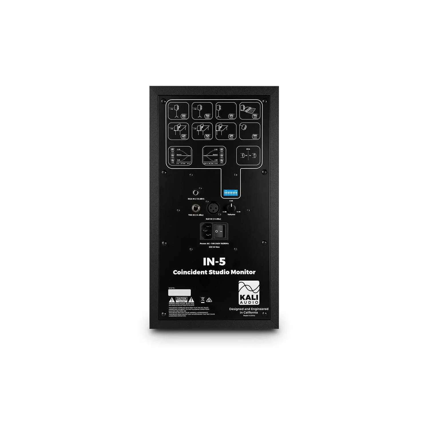 Kali Audio - IN5 - 3-Way 160W Studio Monitor - Black (Each) - Image 3