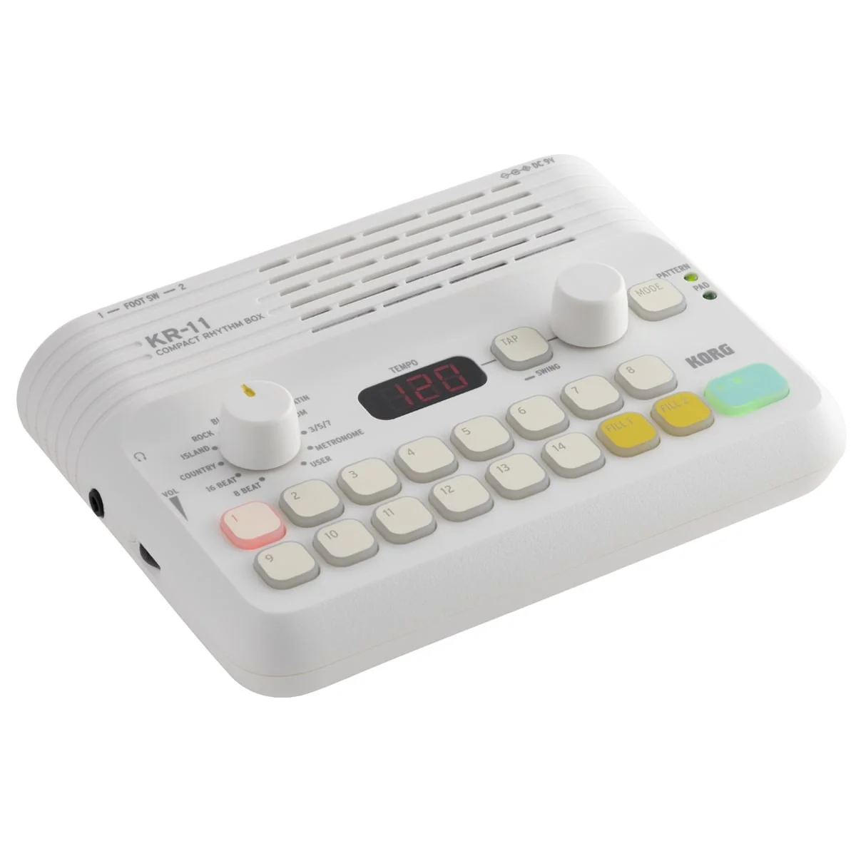 Korg - KR11 16-Pad Compact RhythmBox Drum Machine - Image 3