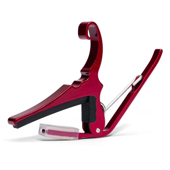 Kyser - Quick-Change Acoustic Guitar Capo - Red - KG6RA - Image 2
