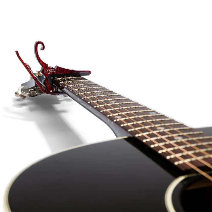Kyser - Quick-Change Acoustic Guitar Capo - Rosewood - KG6RWA - Image 3