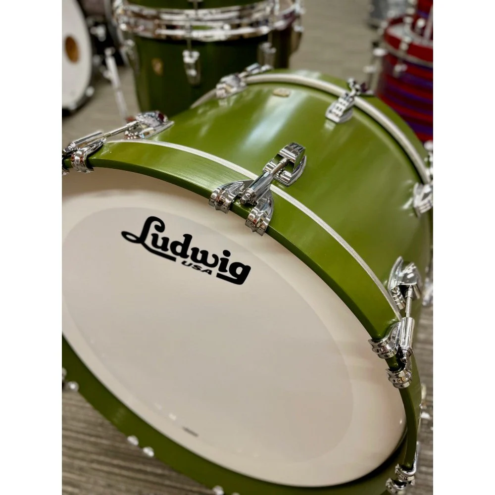 Ludwig - Classic Maple FAB 3-Piece Shell Kit Heritage Green L84233AXHGWC - Image 3