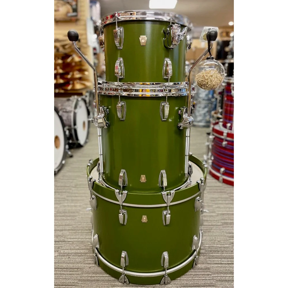 Ludwig - Classic Maple FAB 3-Piece Shell Kit Heritage Green L84233AXHGWC - Image 4