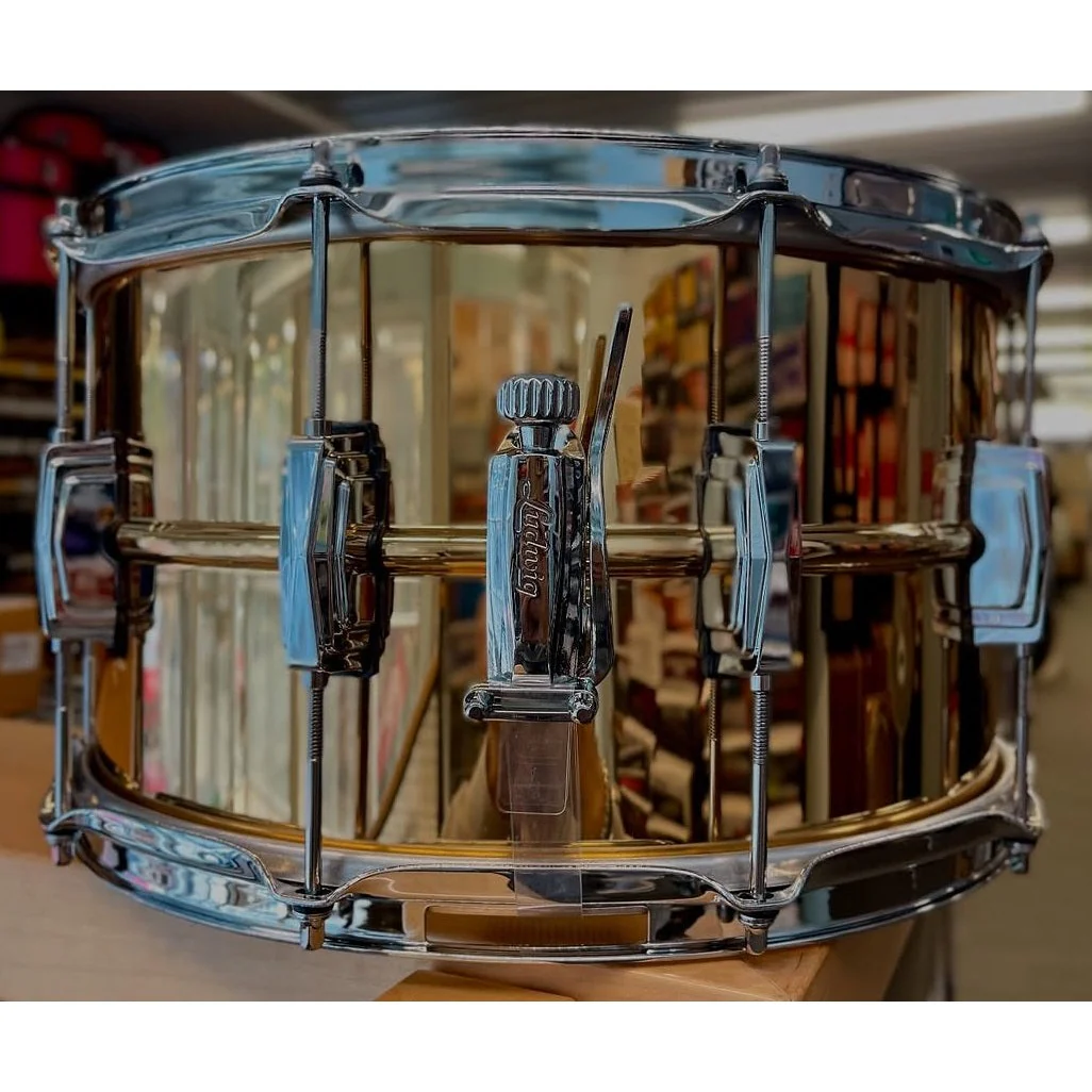 Ludwig - Supra-Bronze Snare 8x14 LB508 [DEMO] - Image 2