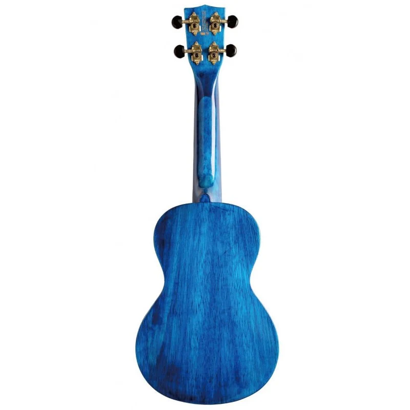 Mahalo Ukuleles - Hano Concert Ukulele Translucent Blue - MH2-TBU - Image 2