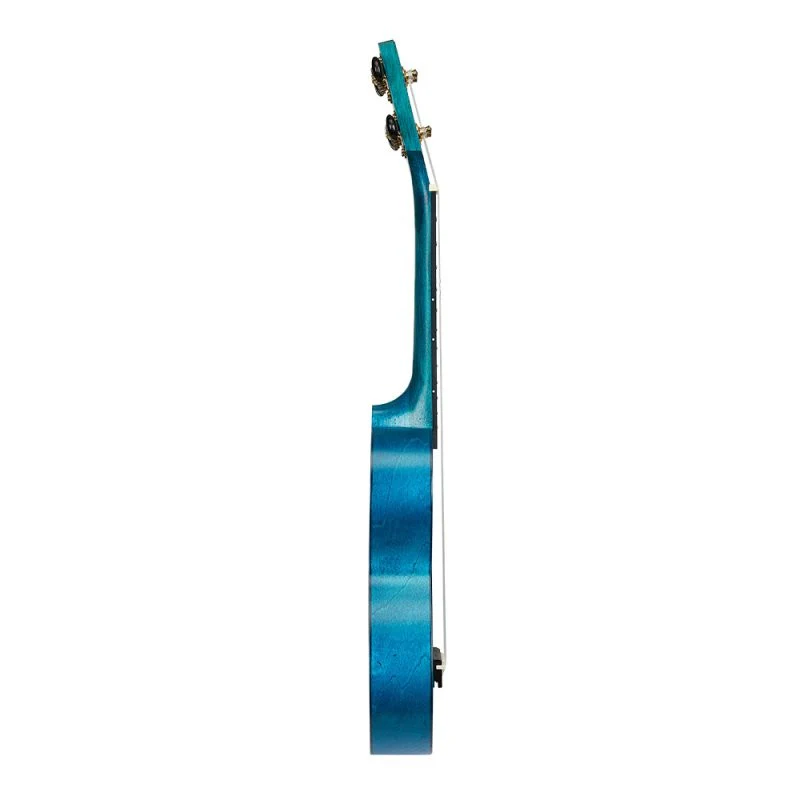 Mahalo Ukuleles - Slimline Series Soprano Ukulele With Carry Bag - Transparent Blue - MS1-TBU - Image 2