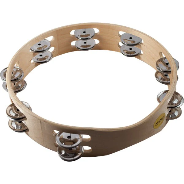 Mano Percussion - Tambourin 10", 16 Jingles - MP-T10-16